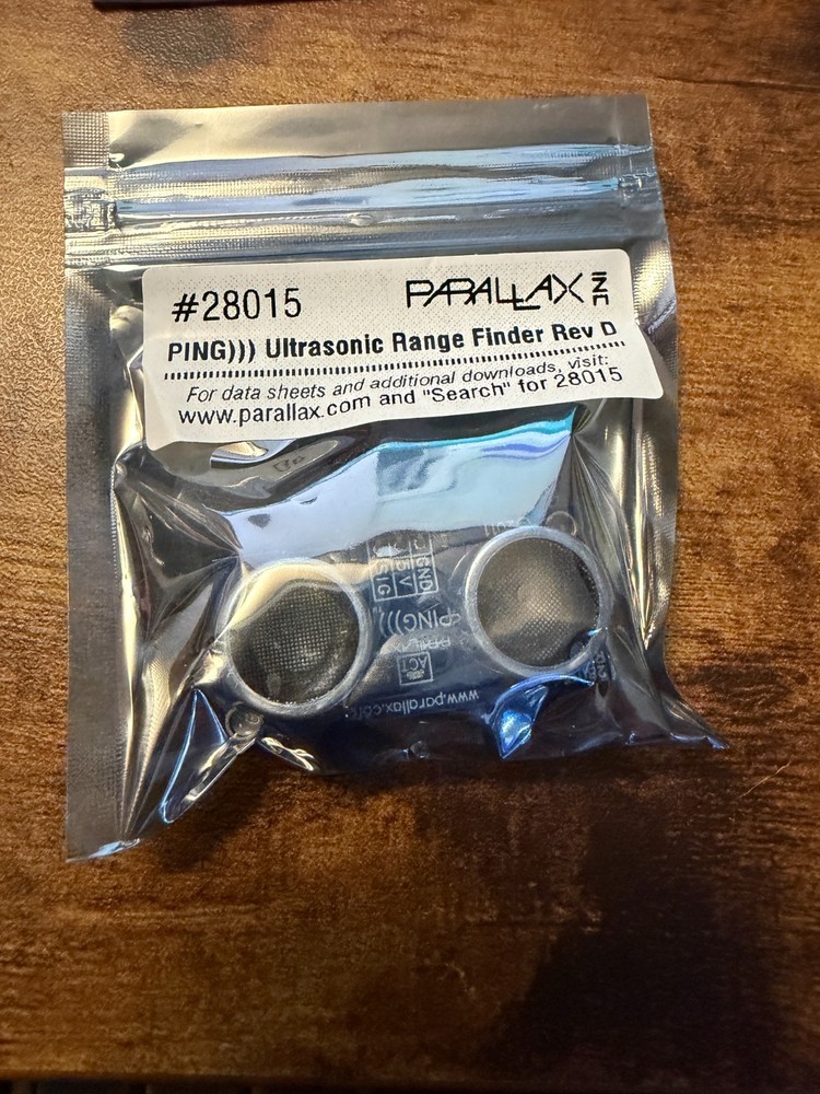 Parallax 28015 PING))) Ultrasonic Range Finder Sensor