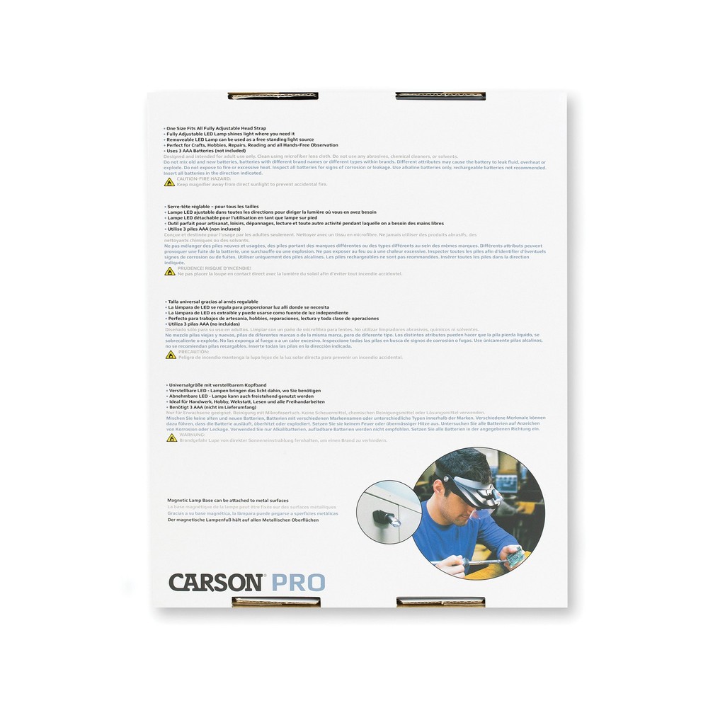 MagniVisor Deluxe LED Head Visor Magnifier