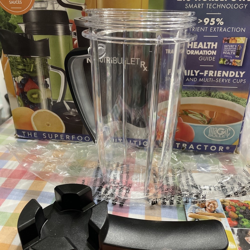 NutriBullet RX Blender 1700 Watts Oversized Pitcher ,Remover, Ring Magic Bullet