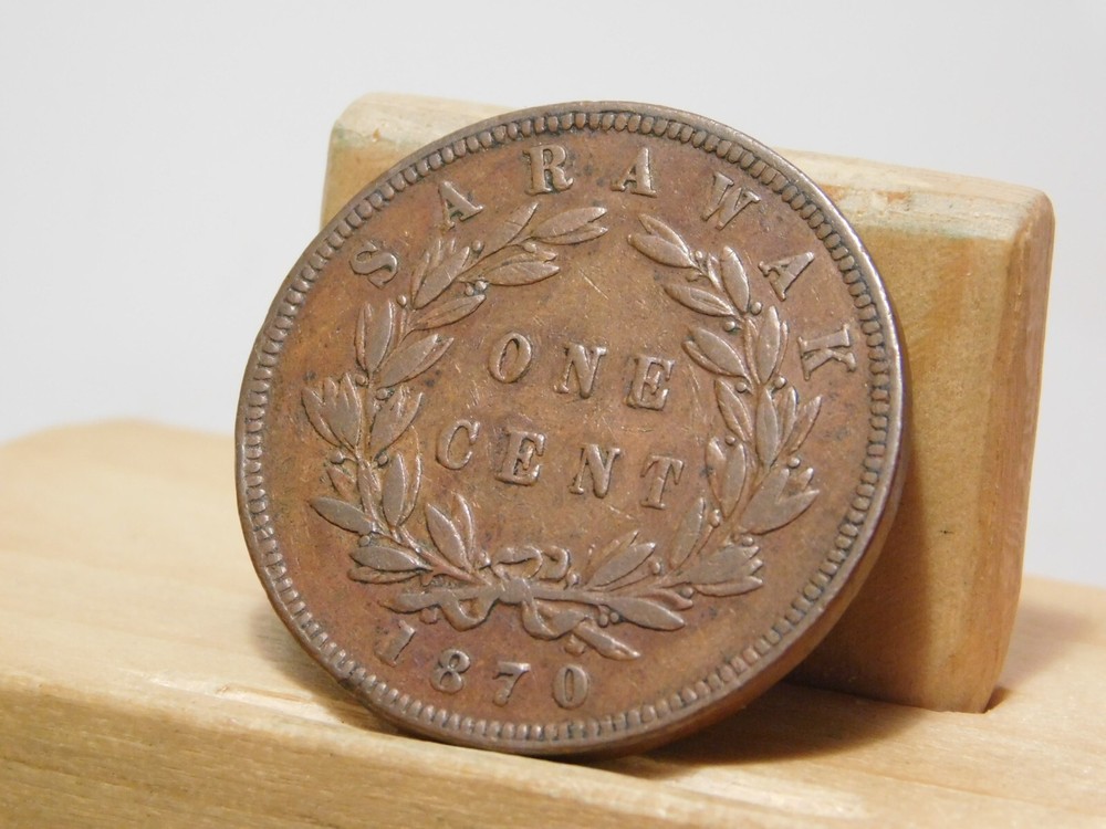 1870 Sarawak one cent