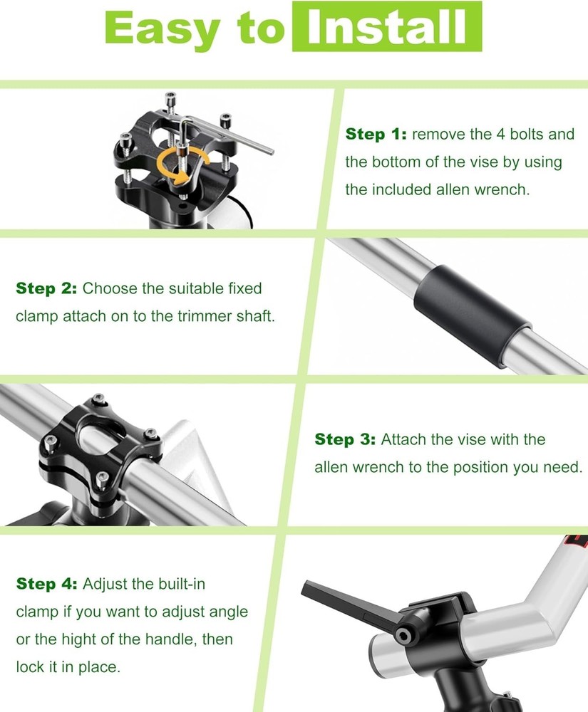 The Darwin’s Grip Weed Eater Extension Handle Monkey Grip for String Trimmer ...
