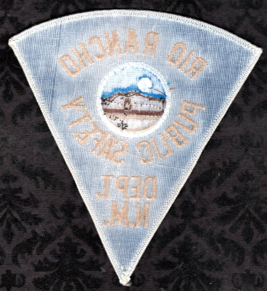 Rio Rancho New Mexico Public Safety Shoulder Patch = GUARANTEE AUTHENTIC !