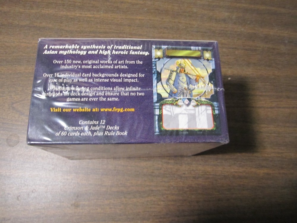 L5R Crimson & Jade starter deck box (12 decks)