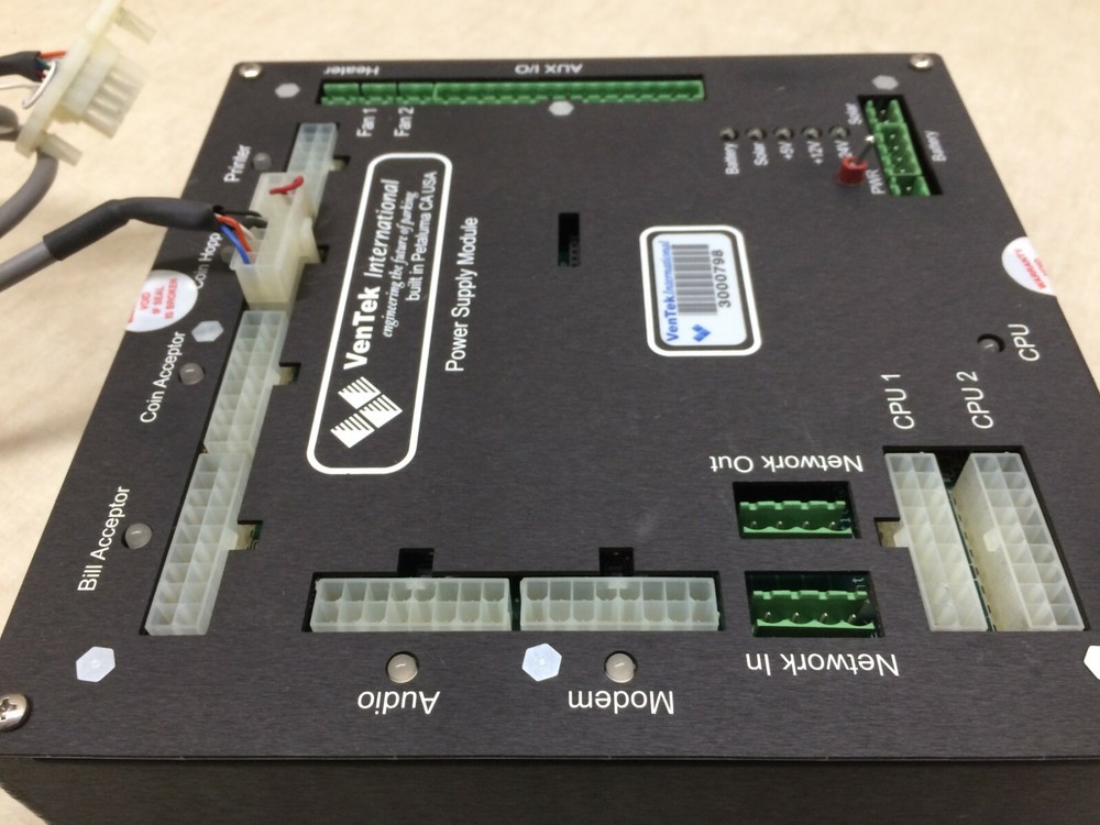 Ventek Power Supply Module From Automated Fee Machine 00-6517 Model 6 Wire