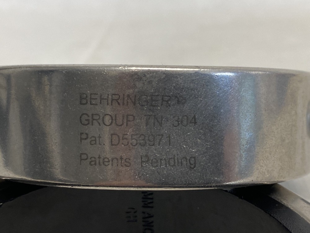 (2 Pc) BEHRINGER 70mm 3/8” Threaded Anchor Sanitary Split Ring Pipe Clamps