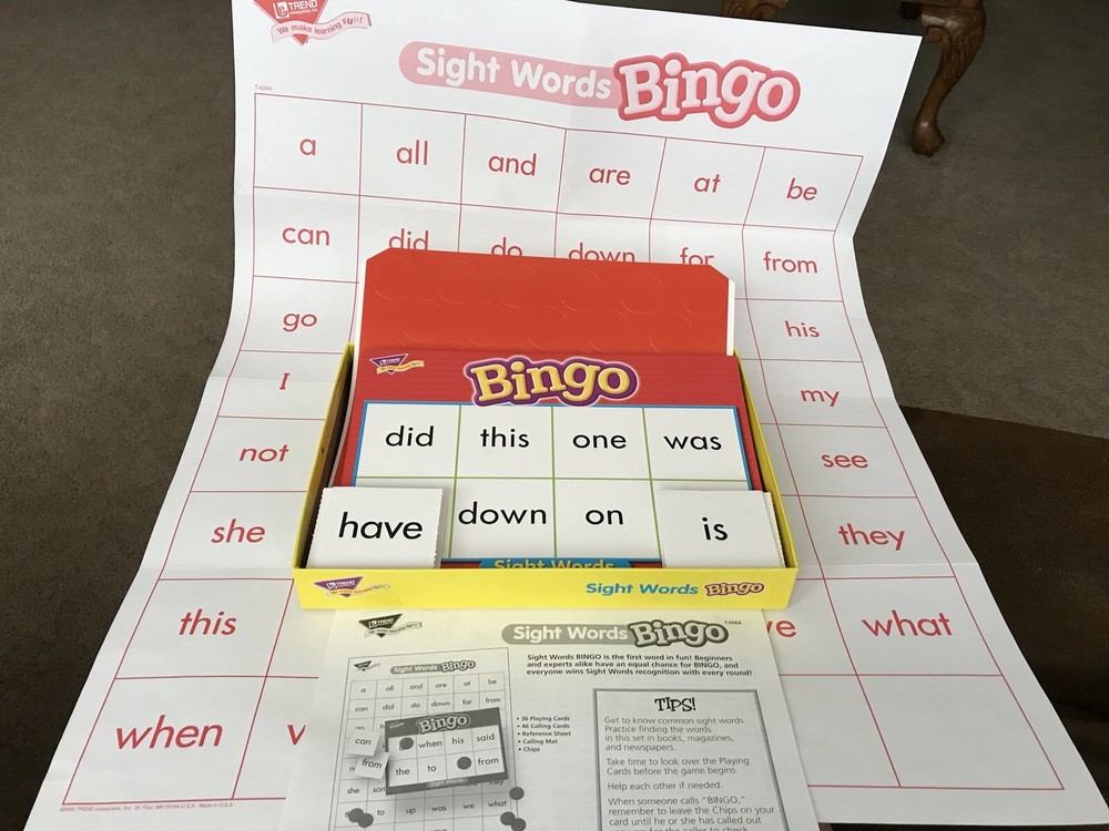 Sight Words Bingo