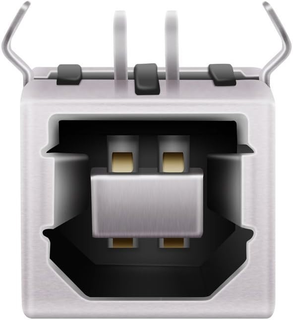 USB Female Type-B Port 4-Pin Right Angle PCB DIP Jack Socket 10 Pack by MXRS