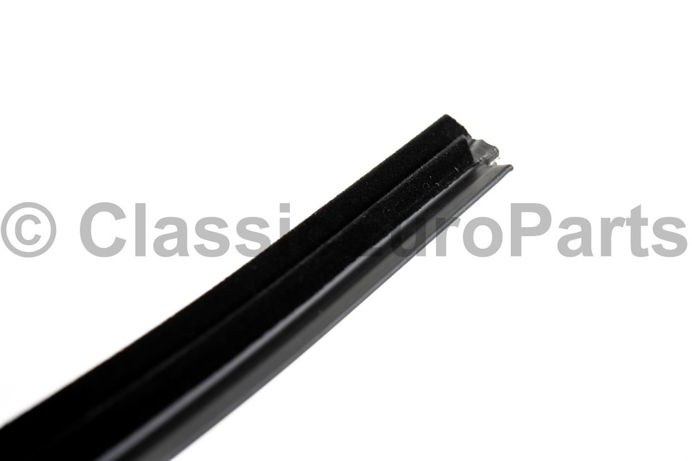 Front Rear side window outer seals weatherstrip scraper for BMW E30 Convertible