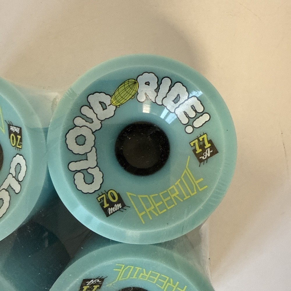 Cloud Ride Freeride 70mm 77a 4-Pack Longboard Wheels