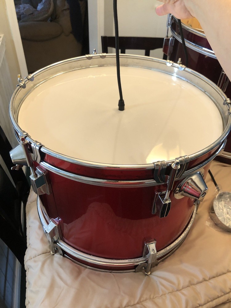 Candy Apple Red Drum Pendant Light DIY!