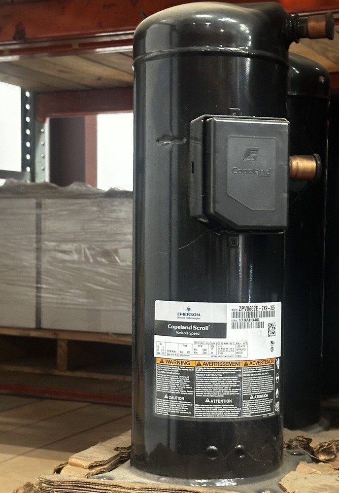 EMERSON COPELAND COMPRESSOR ZPV0662E-7X9-335