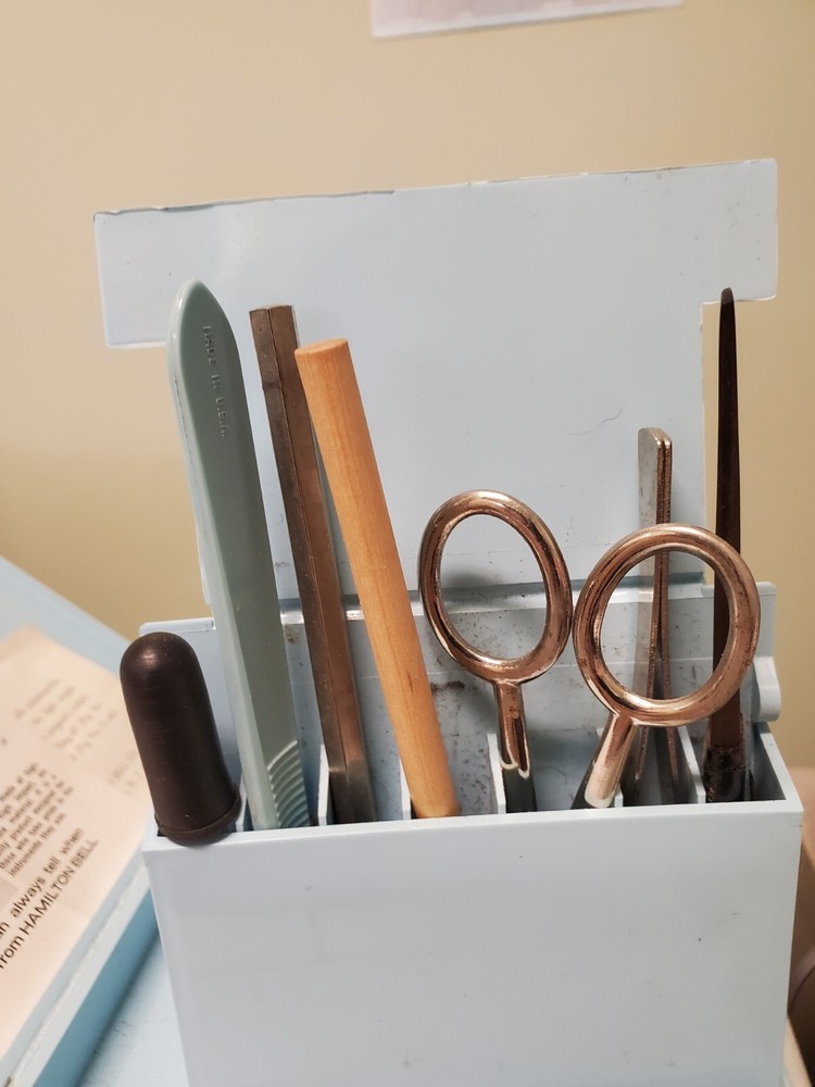 Hamilton Bell Co. Vari-Case dissection kit, with 6 tools