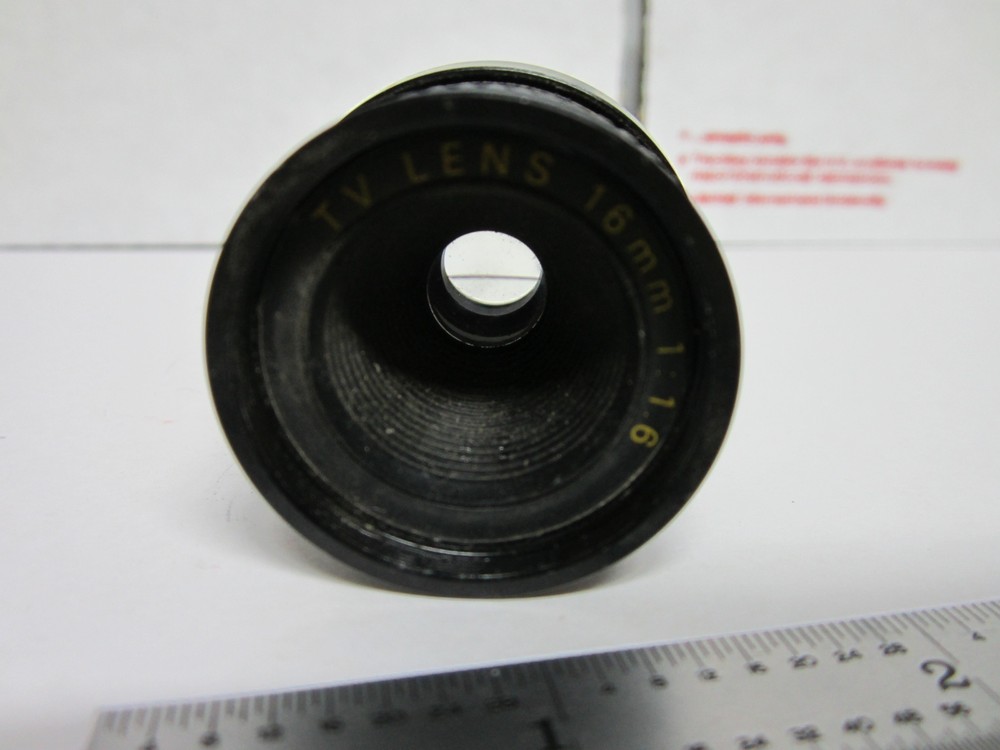 MICROSCOPE PART TV LENS FOR VIDEO CAMERA OPTICS BIN#D2-P-36