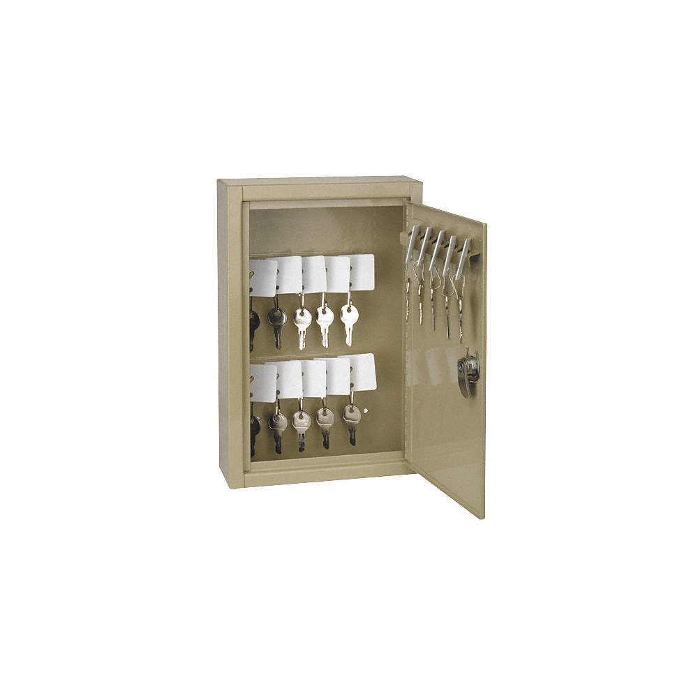 GRAINGER APPROVED 2NET1 Key Control Cabinet,30 Keys,Steel 2NET1