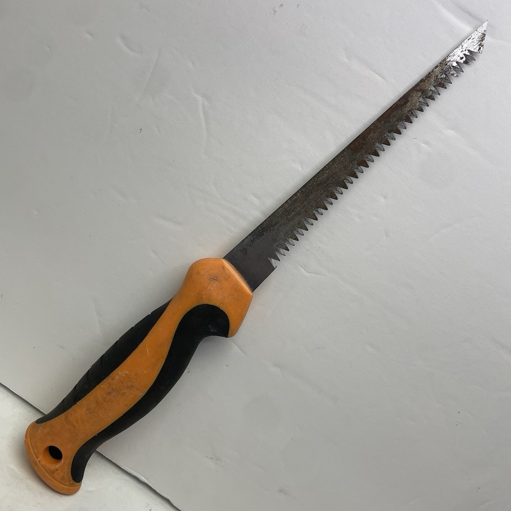 Jab Saw – 6.5" Blade – Orange/Black Handle – Used – Light Rust