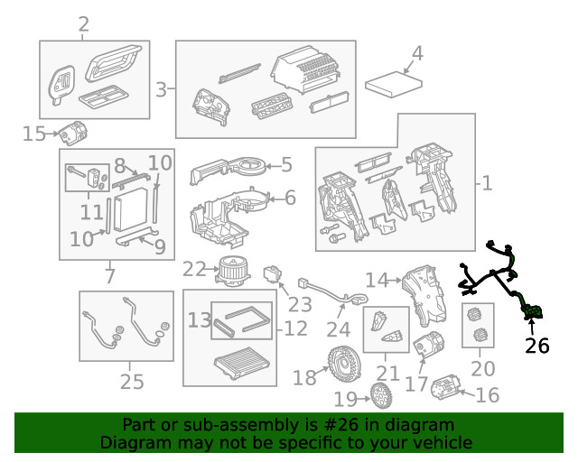 Genuine GM Wire Harness 13263305