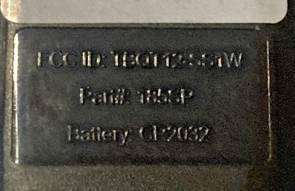 Prestige 185SP Replacement Remote Transmitter FOB