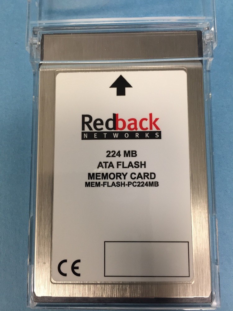 MEM-FLASH-PC224MB Redback 224MB ATA FLASH Memory Cards 905-0105 Type I