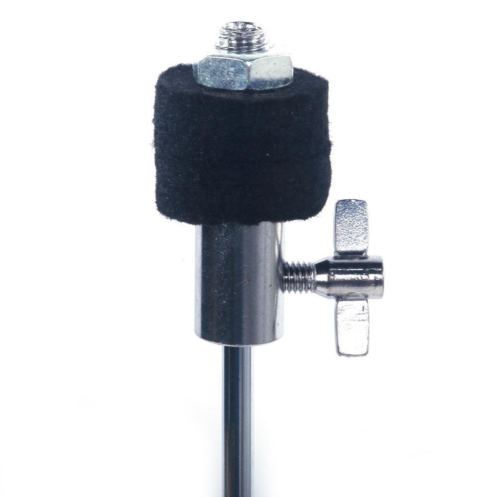 Adjustable Hi-Hat Stand Cymbal Hardware Drum Pedal Mount Percussion Silver