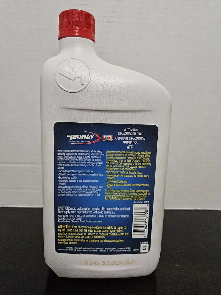 Pronto Automatic Transmission Fluid