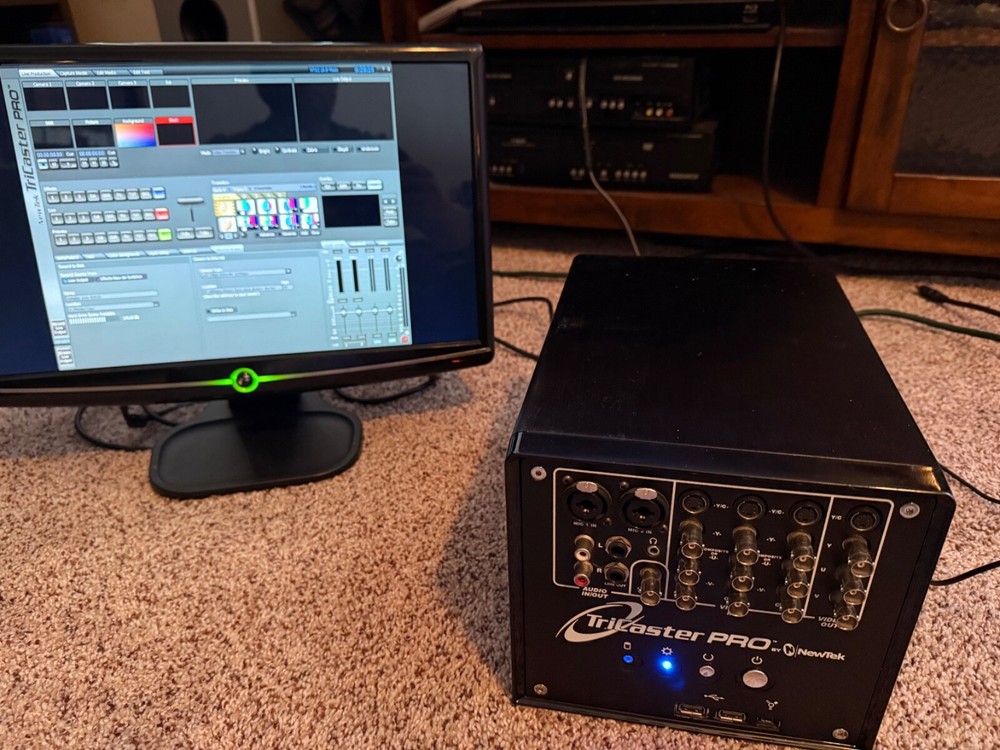NEWTEK Tricaster Pro SD Live Production Video Switcher. Fully functioning.