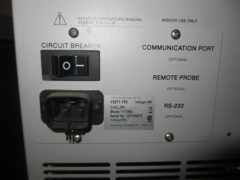 VWR Recirculator Chiller Model 1173MD