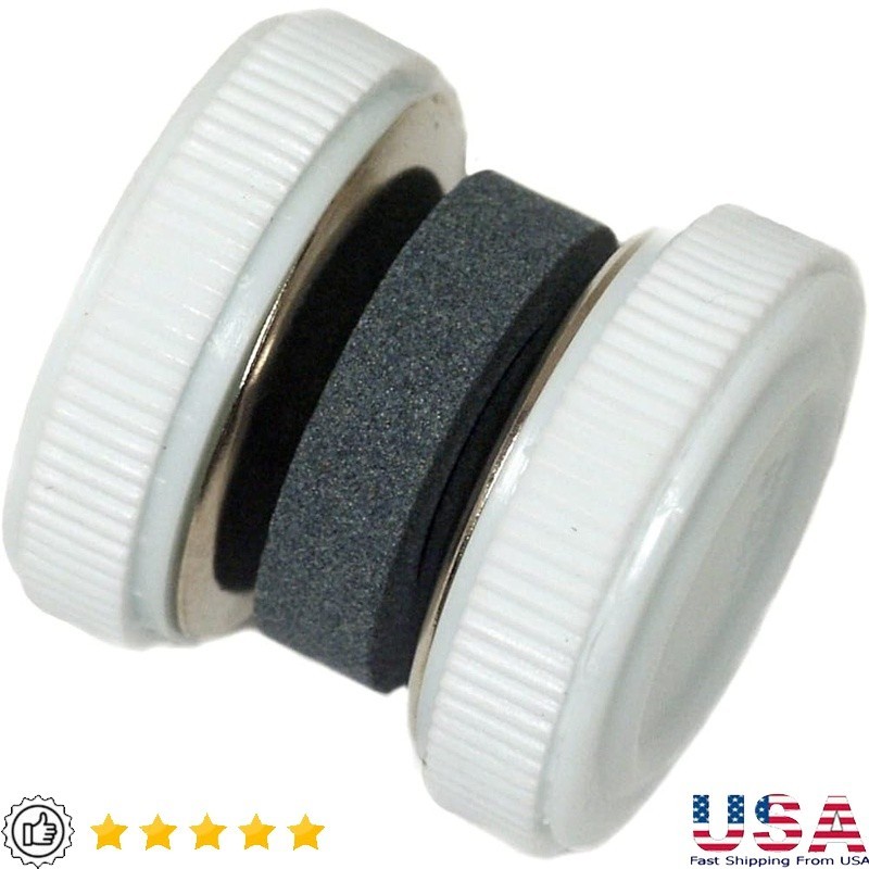 Compact Ceramic Knife Sharpener Roller Tool Fine Grit Easy Use Kitchen Gadget