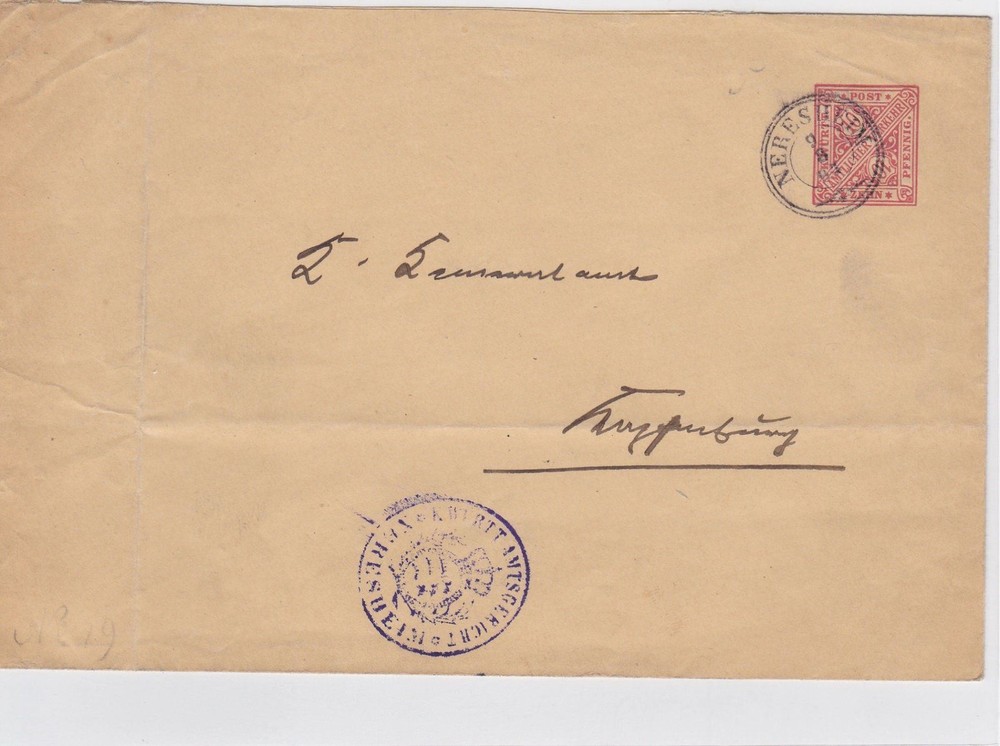 German Postal History Stamps Cover Ref: R4735