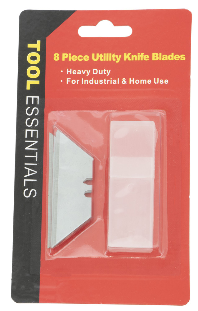 8pc Refill Utility Knife Blades with Storage Case