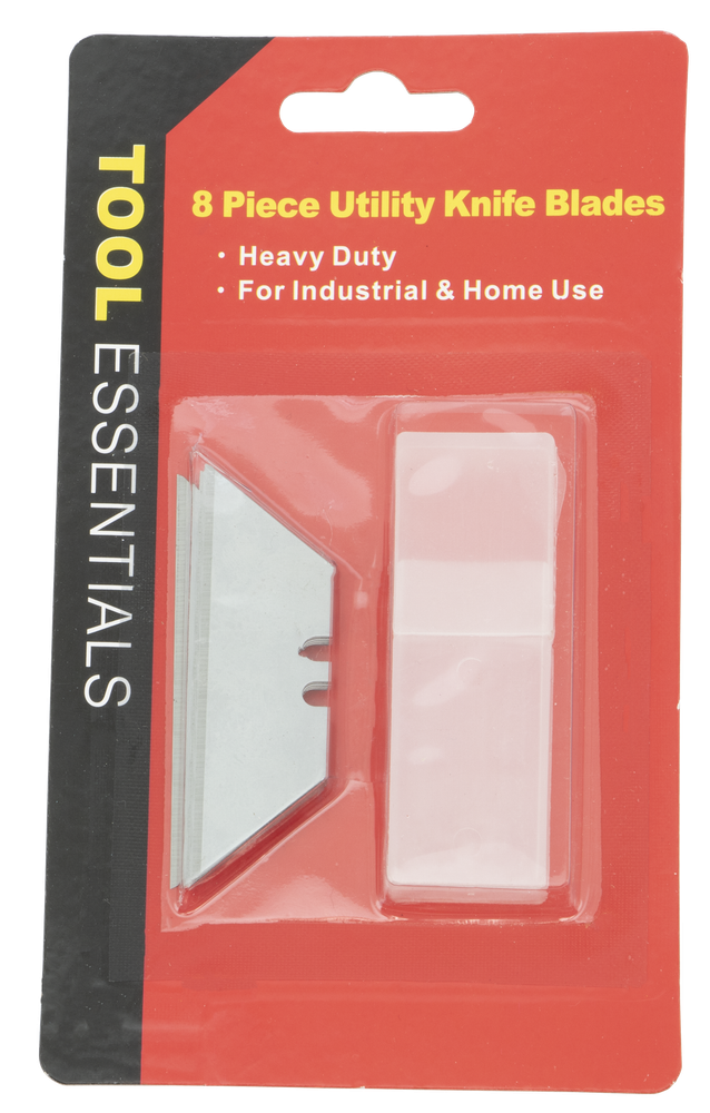 8pc Refill Utility Knife Blades with Storage Case