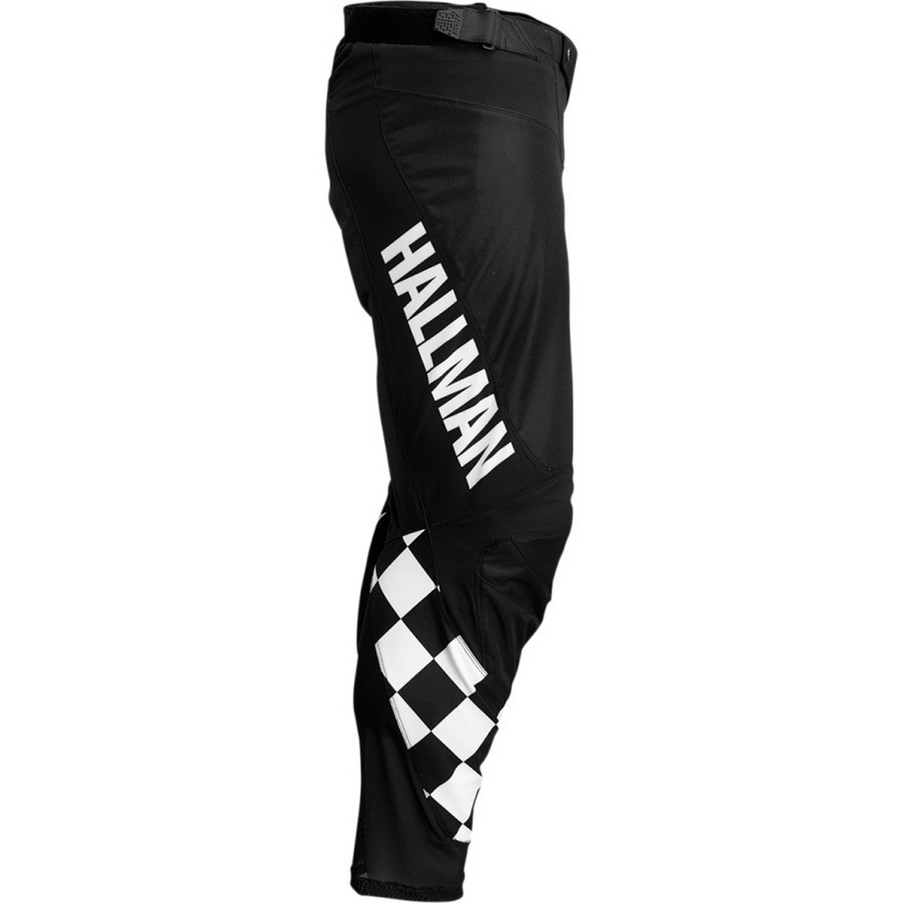 Thor Hallman Differ Checkers Mens MX Offroad Pants Black