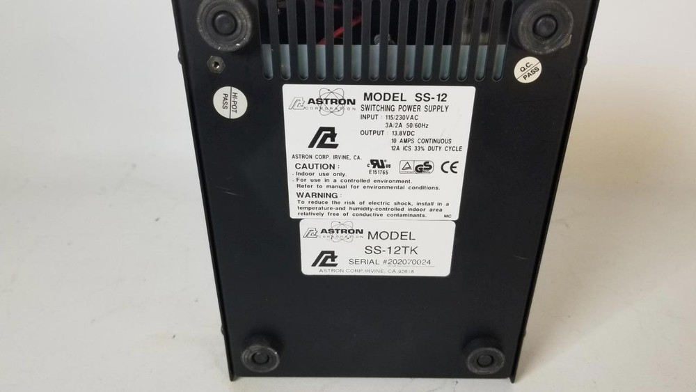 Astron SS-12 - 12 Amp Switching Power Supply