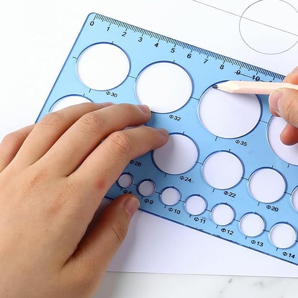 Circle Template Circle Stencil Circle Template for Drawing Round Drafting Dra...