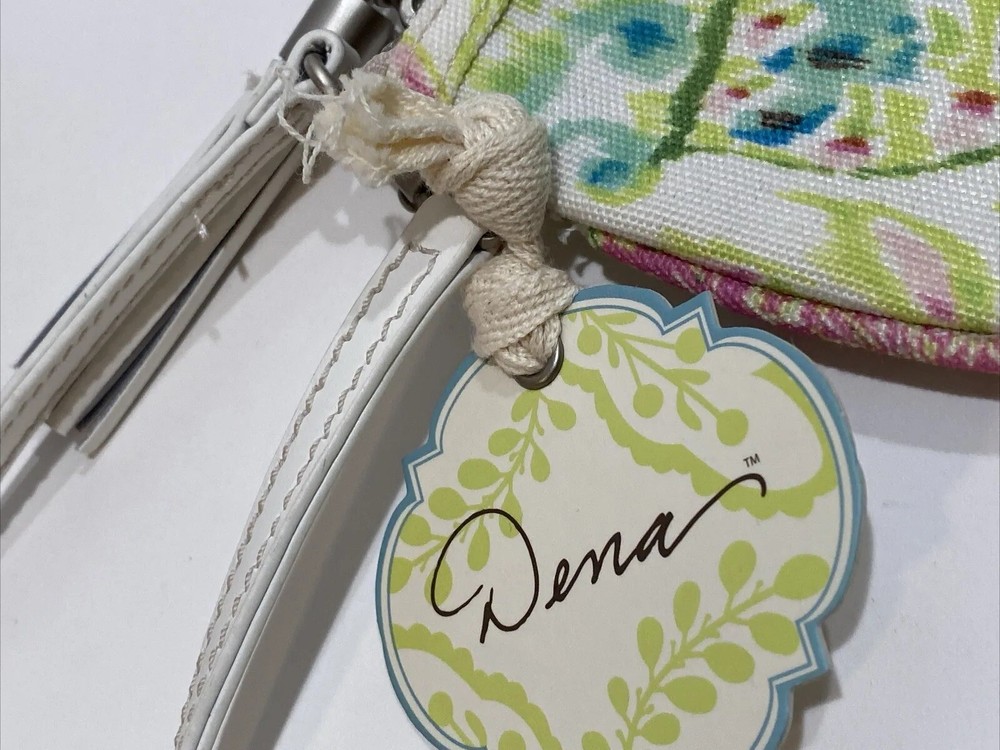 Dena ID Small Wallet While Floral