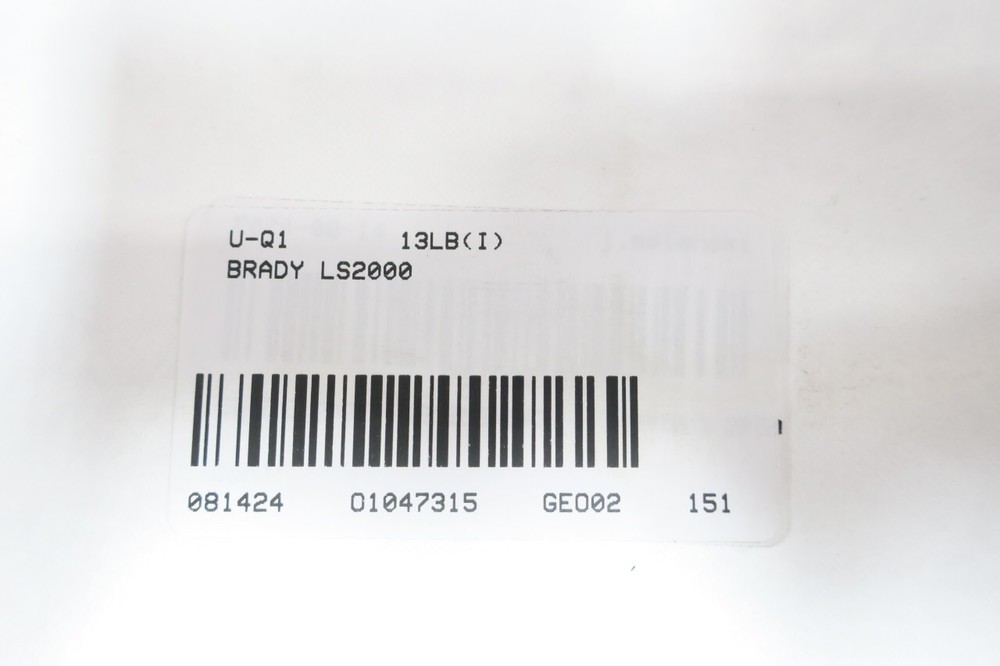 Brady LS2000 Labeling System Portable Printer