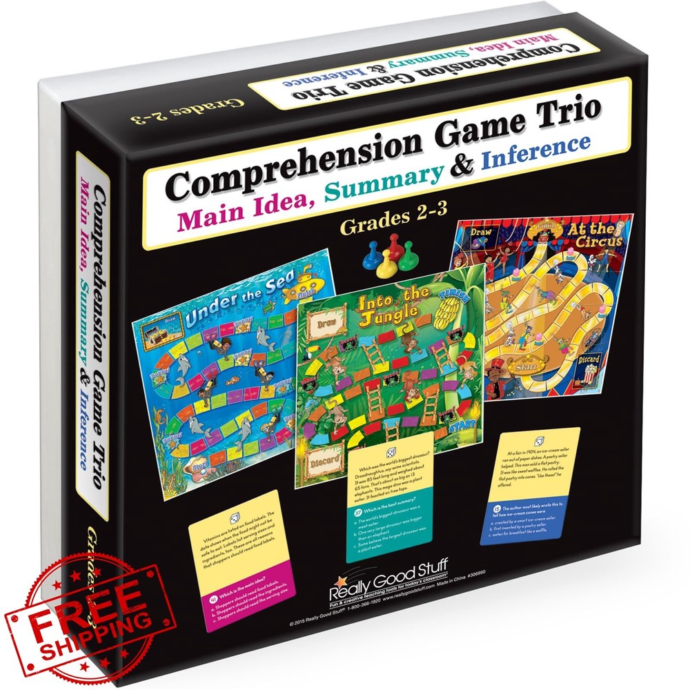 Really Good Stuff Reading Comprehension Game for Grades 2-3