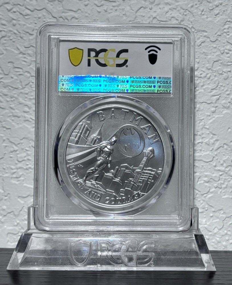 2025 Silver DC Comics Batman Medal PCGS MS70