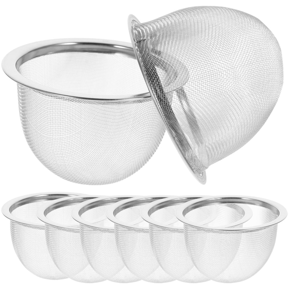 8Pcs Stainless Steel Tea Infuser Diffuser Filter for Teapot Mug Loose Leaf Tea
