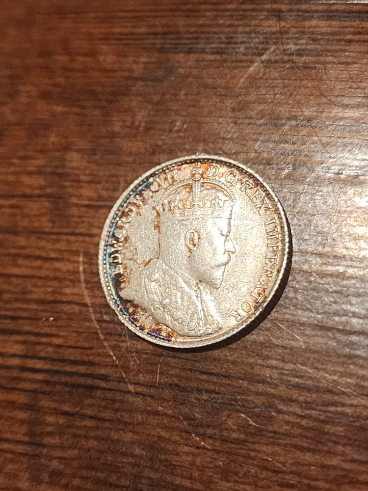 1904 Canada 5 Cents Silver Coin