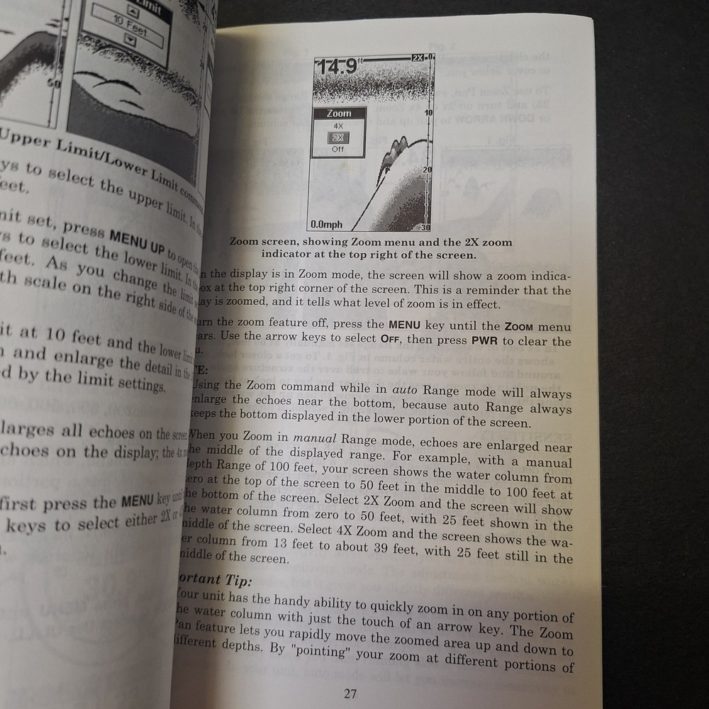 Lowrance X51 Operating Instructions Manual