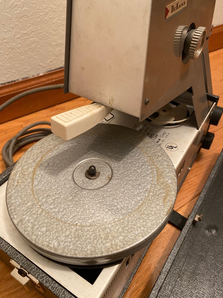 Vintage DuKane 14A395C Projector Record Player