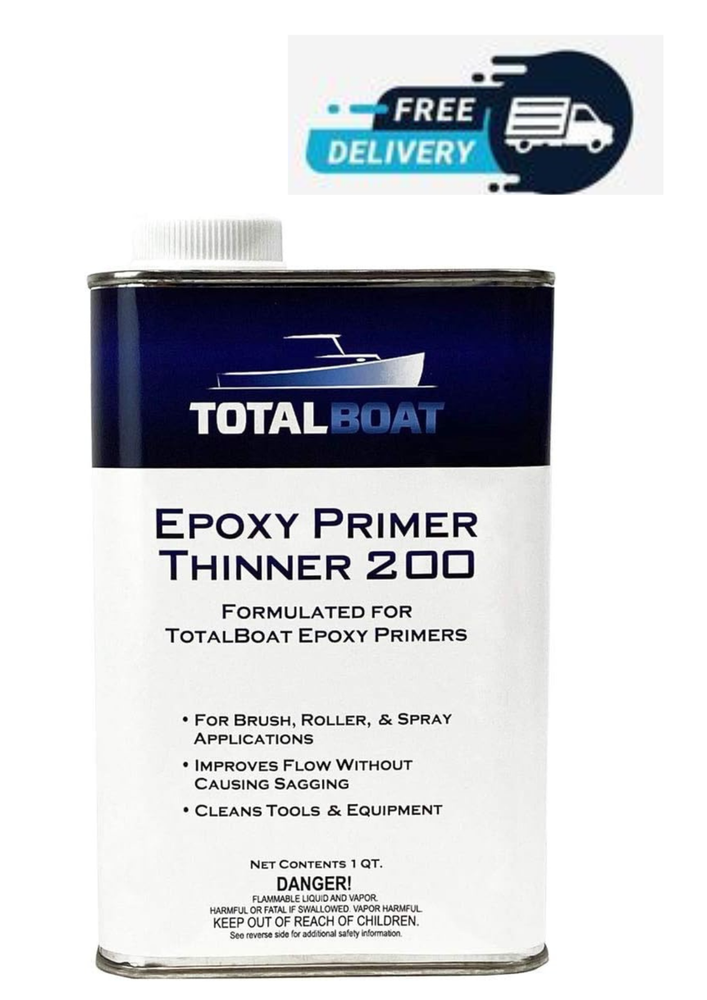 Totalboat Epoxy Primer Thinner 200 Marine Solvent