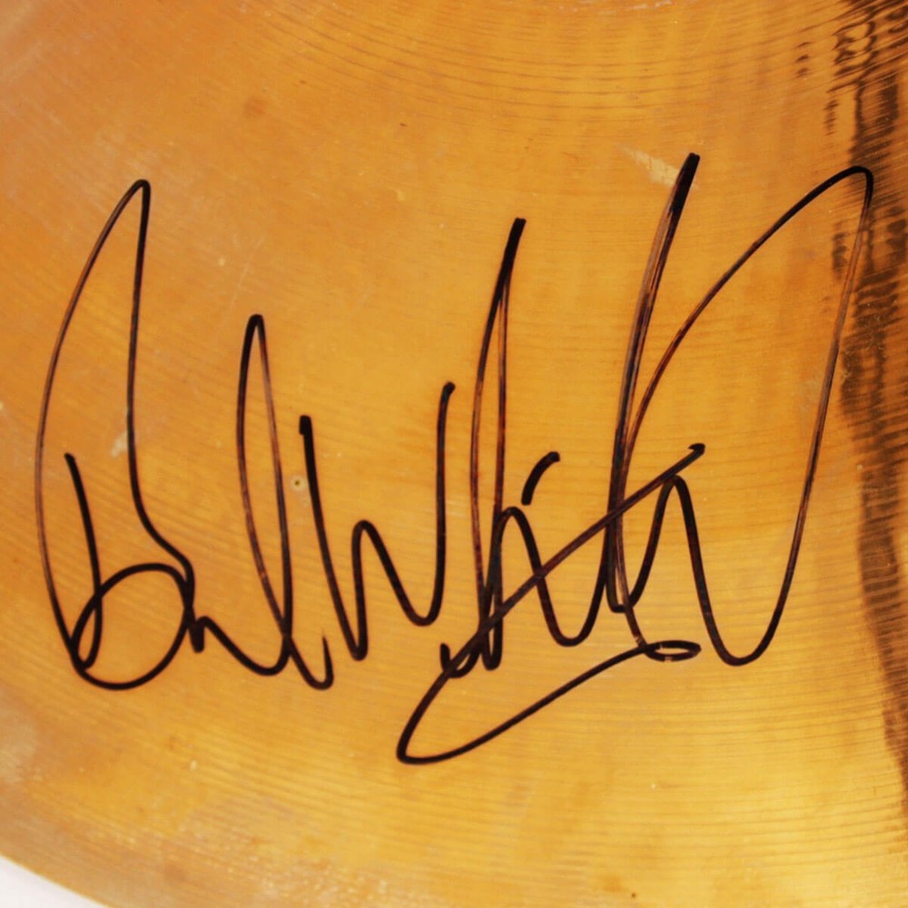Aerosmith Signed Drum Symbol - COA JSA