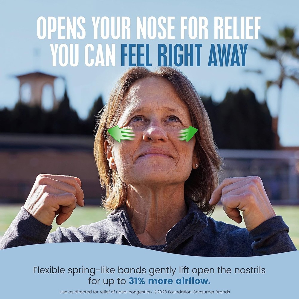 Unnoticeable Extra Strength Nasal Strips – Flexible Solution for Easy Breathing