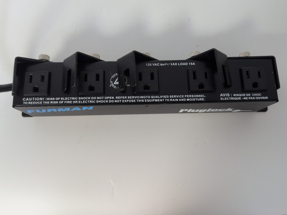 Furman Pluglock Rackmount 5 Outlet Locking AC Adapter