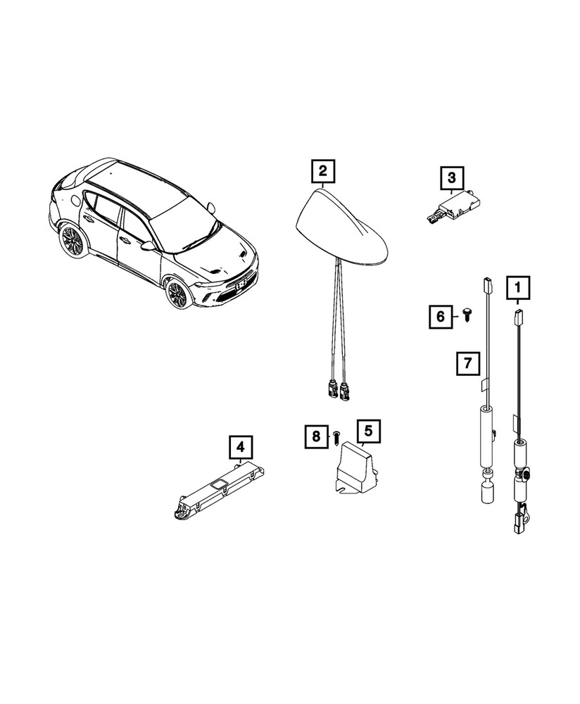 Genuine Mopar Noise Suppression Filter 68615397AA