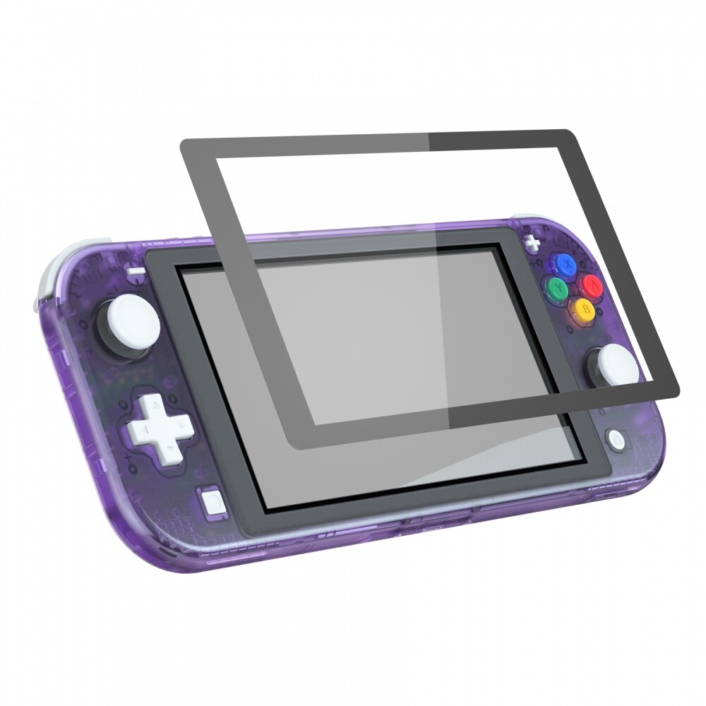 Shell Cover Screen Protector Button Clear Atomic Purple for Nintendo Switch Lite