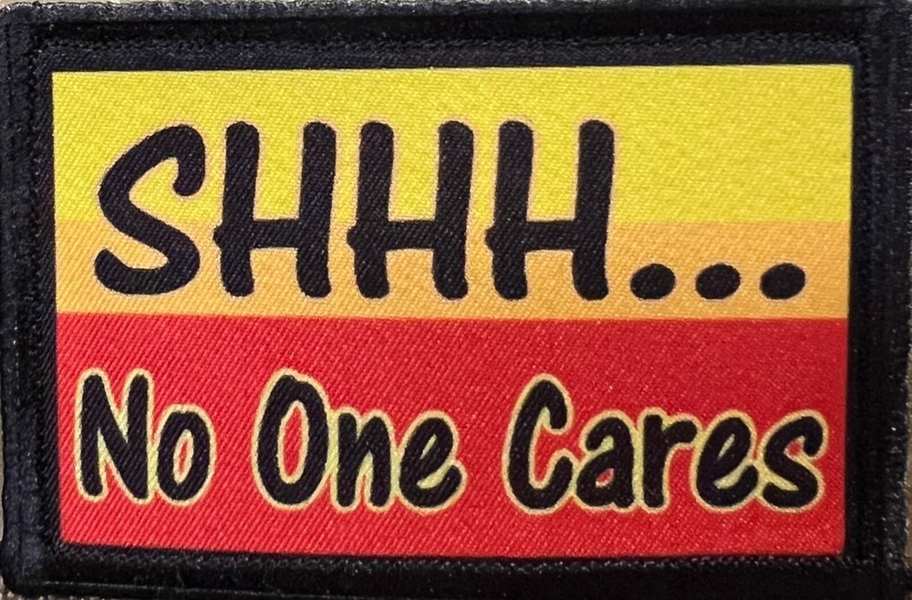 Never Forget Retro Funny Morale Patch Made in the USA