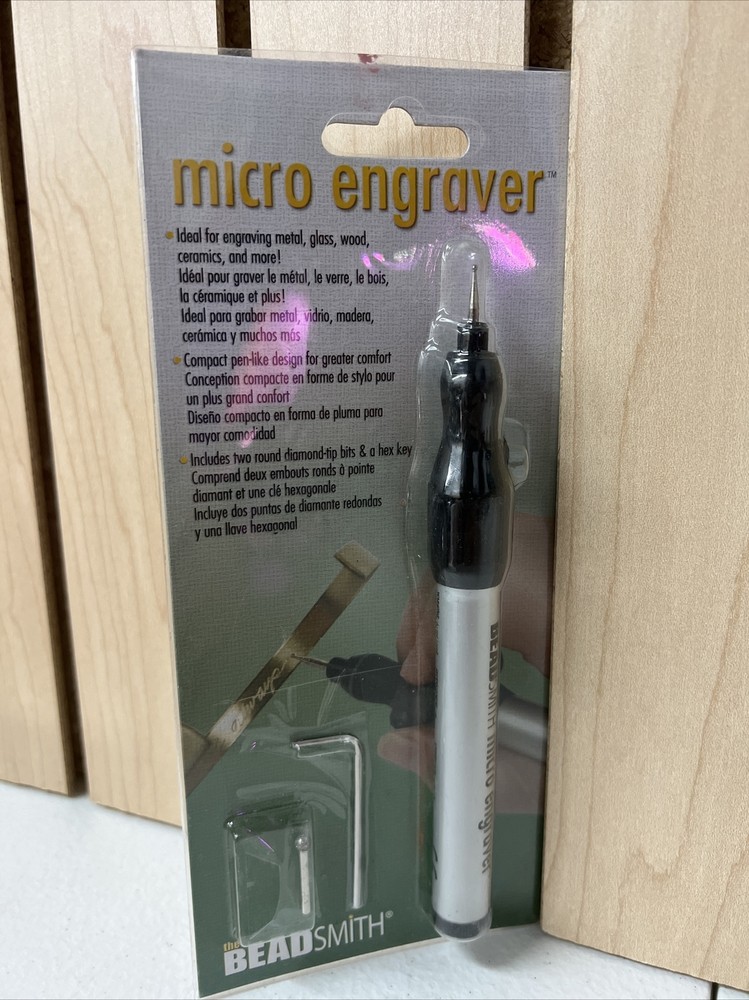 Bead Smith Micro Engraver with 2 Round Diamond-Tip Bits & Hex Key ~ Item #MCR01