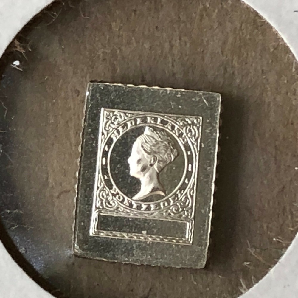 1926-39 Netherlands Proof Sterling Silver Stamp Ingot